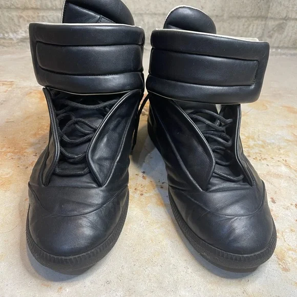 Maison Martin Margiela Black “Future” High-Top Sneakers - Picture 5 of 6
